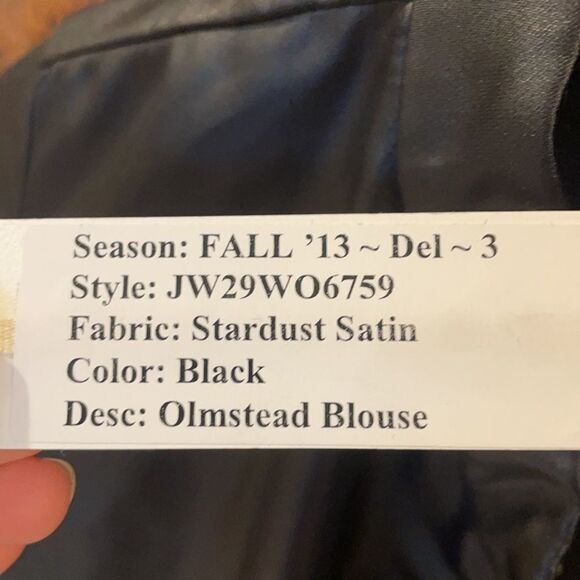 Nwt J Brand olmstead satin jacket. It can be worn as a jacket or a blouse - Picture 3 of 10